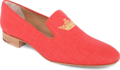 CHURCH Flora canvas slippers