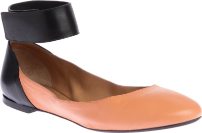 CHLOE Charlotte leather pumps