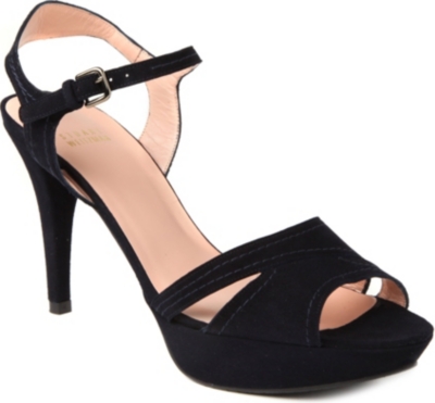 STUART WEITZMAN Chandelle suede platform sandals