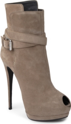 GIUSEPPE ZANOTTI Suede platform boots