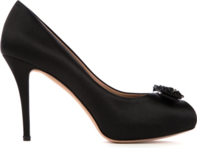 FERRAGAMO Selaby satin courts