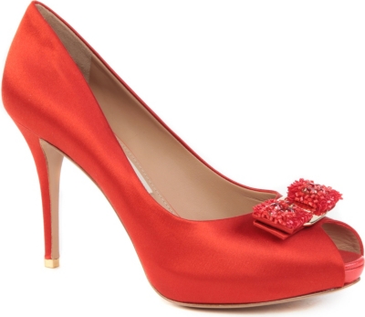 FERRAGAMO Selaby satin courts