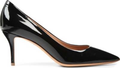 FERRAGAMO Susi patent leather courts