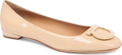 FERRAGAMO Sanna patent leather loafers