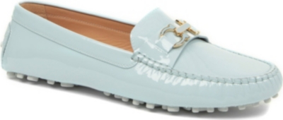 FERRAGAMO Soft patent leather moccasins