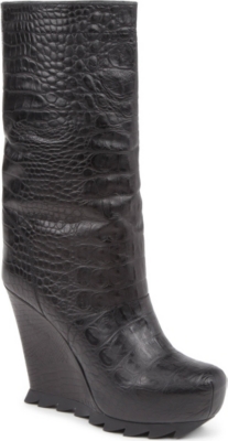 CAMILLA SKOVGAARD Holly mock-croc leather boots