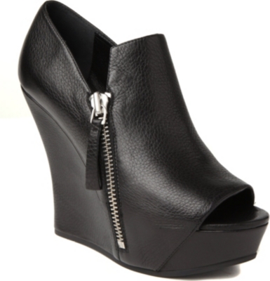 CAMILLA SKOVGAARD Ball leather wedge shoe boots