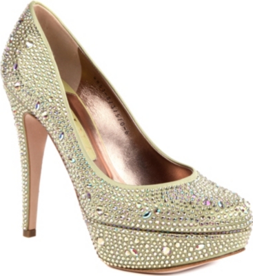 GINA Dolly Swarovski-embellished courts