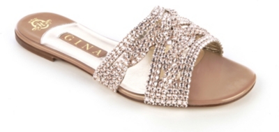 GINA Nour Swarovski-embellished sandals