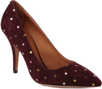 ISABEL MARANT Anaid embellished suede courts