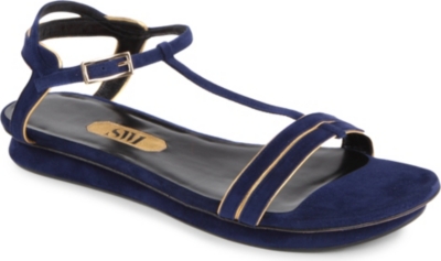 SW1 BY STUART WEITZMAN Lolevity suede flatform sandals