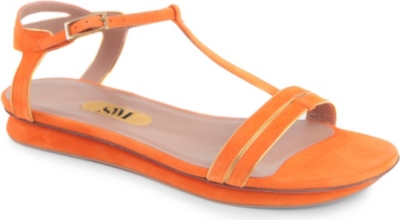 SW1 BY STUART WEITZMAN Lolevity suede flatform sandals