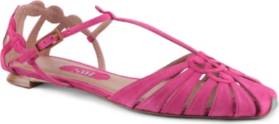 SW1 BY STUART WEITZMAN Tendril suede sandals