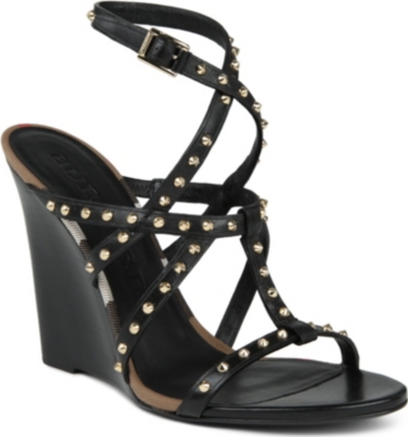 BURBERRY Towney wedge sandals