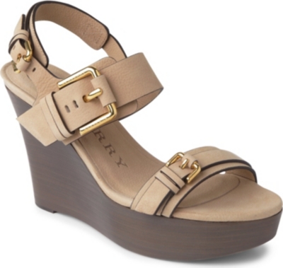 BURBERRY Brookland wedge sandals