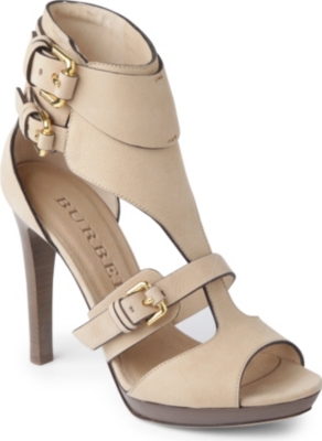 BURBERRY Kenley leather sandals
