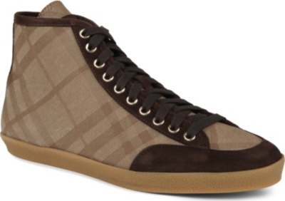 BURBERRY Dalyell high-top trainer