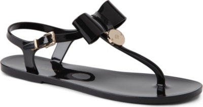 MULBERRY Jelly bow flat sandals