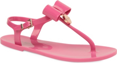 MULBERRY Jelly bow flat sandals