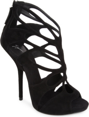 GIUSEPPE ZANOTTI Lulu cut-out suede sandals
