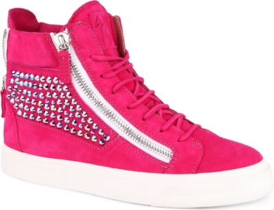 GIUSEPPE ZANOTTI Turin suede high-top trainers