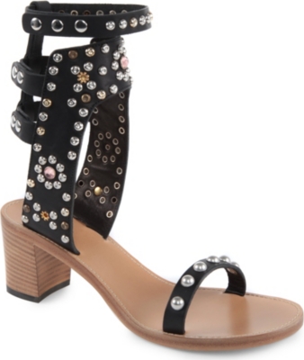 ISABEL MARANT Caroll embellished leather sandals