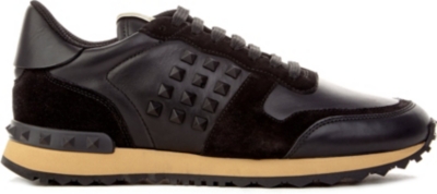 VALENTINO - Rockrunner leather trainers | Selfridges.com