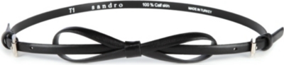 SANDRO Annabella leather belt
