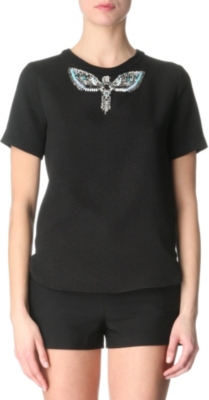 SANDRO Embellished top