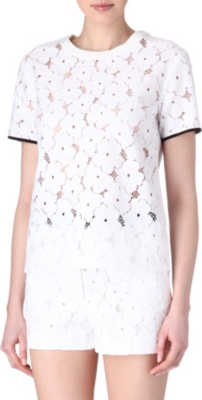 SANDRO Eden lace top