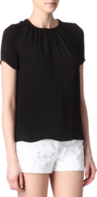 SANDRO Estime keyhole-back top