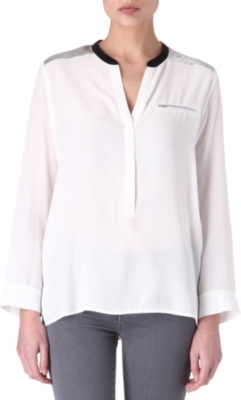 SANDRO Eldorado silk blouse