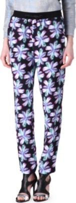 SANDRO Prestige printed trousers