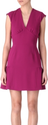 SANDRO Rose crepe dress