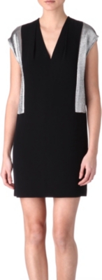 SANDRO Romance crepe dress