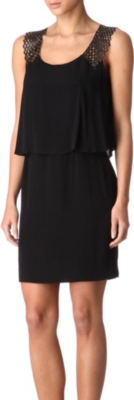 SANDRO Rebelote crepe dress