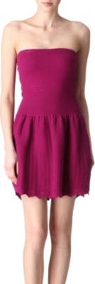 SANDRO Raffiki cotton-blend knitted dress