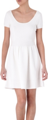 SANDRO Rebus textured knit dress