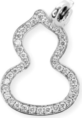 QEELIN Wulu 18ct white gold diamond pendant