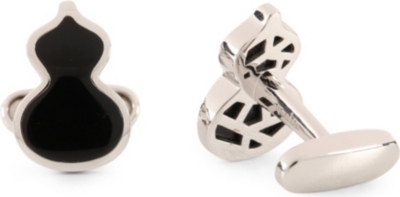 QEELIN Wulu cufflinks in white gold