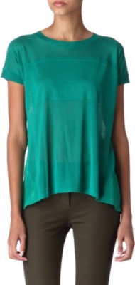 JOSEPH Habotai silk t-shirt