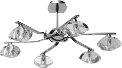 LIGHT SHOP Beta six light ceiling pendant
