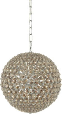 LIGHT SHOP Champagne crystal ball pendant