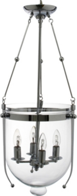 LIGHT SHOP Roberto glass bowl four light lantern