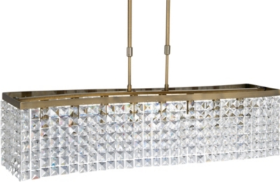 LIGHT SHOP Sienna crystal wave pendant light