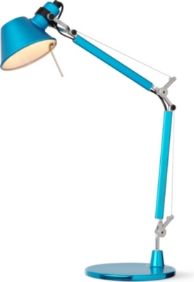 ARTEMIDE Tolomeo Micro desk lamp blue