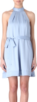 FRENCH CONNECTION Forever Draped halter dress