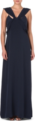 FRENCH CONNECTION She silk maxi dress
