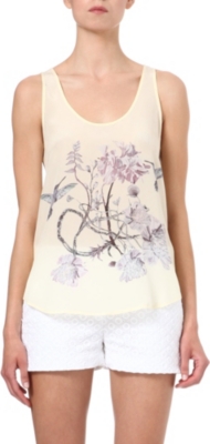FRENCH CONNECTION Eudora silk vest