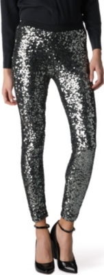 FRENCH CONNECTION Ozlem sequinned leggings